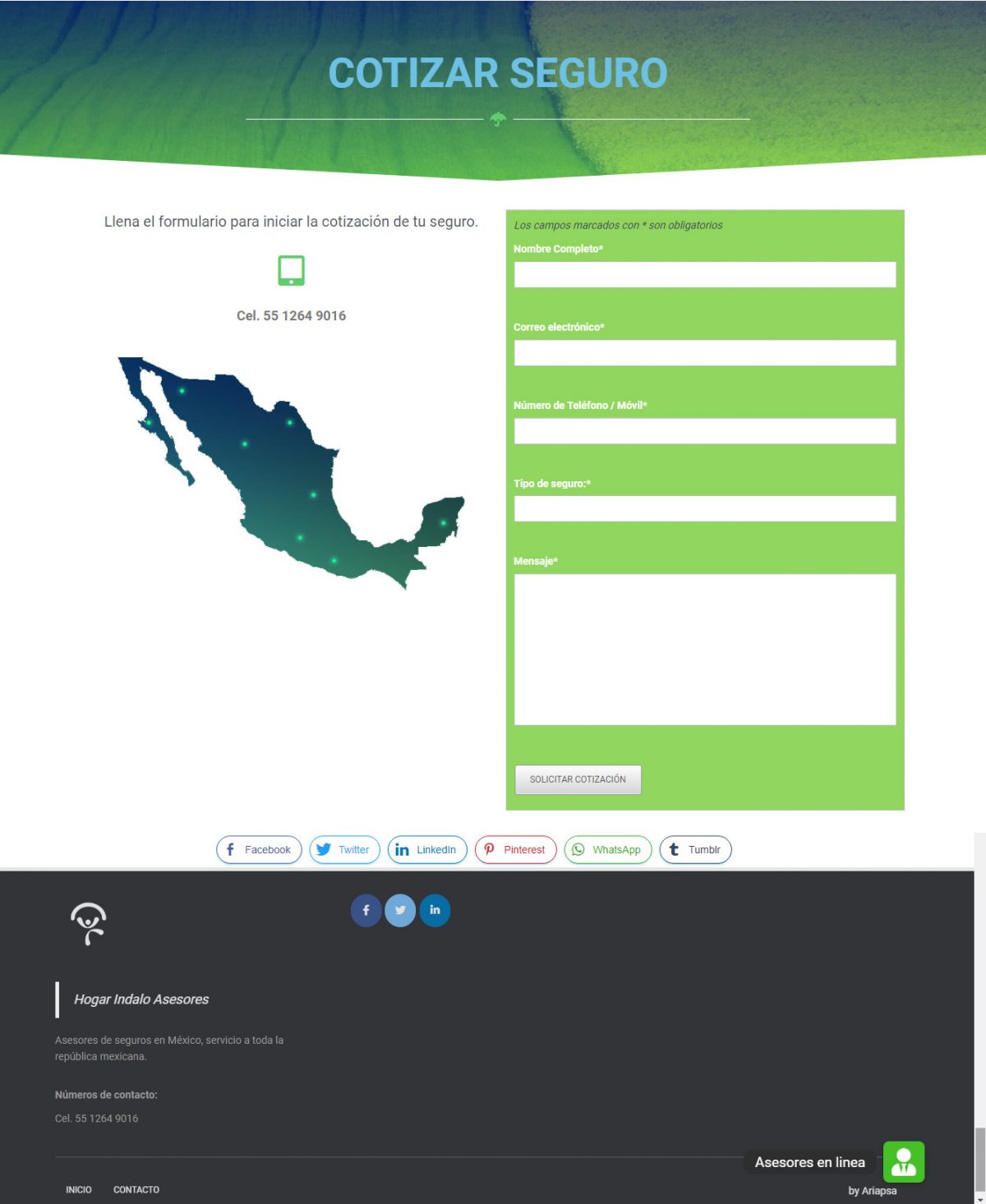 Diseñadores web para agencia de seguros en México