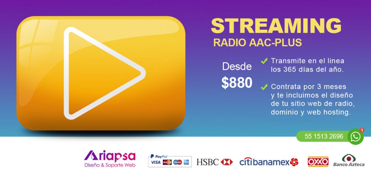 Streaming radio ariapsa Mexico 1