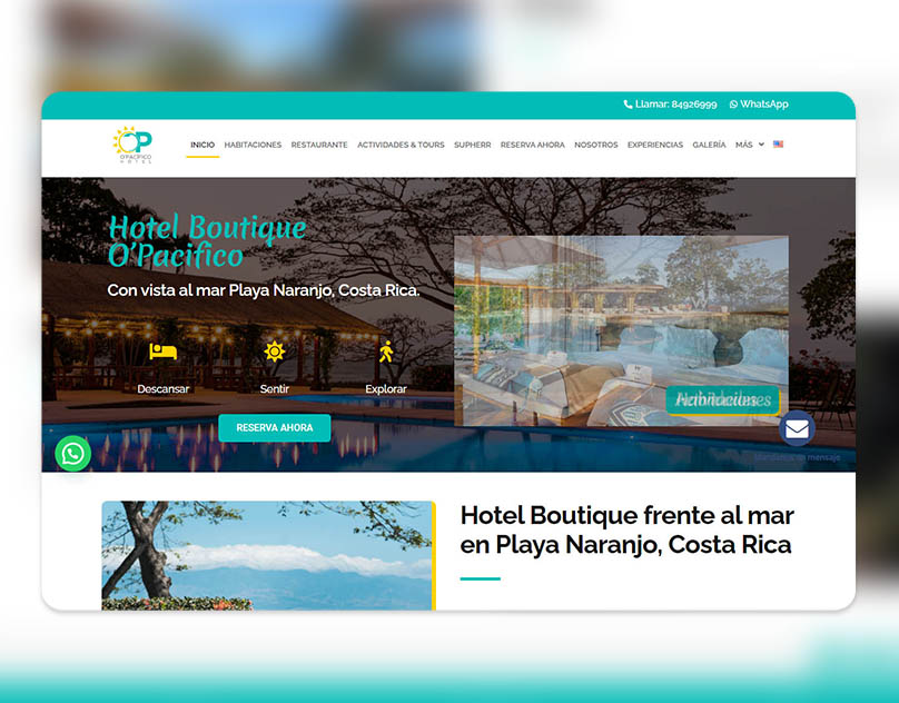 Destacada behance Hotel O Pacifico frente al mar en Playa Naranjo Costa Rica by Ariapsa 1