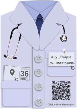 Tarjeta interactiva PDF doctor Ariapsa