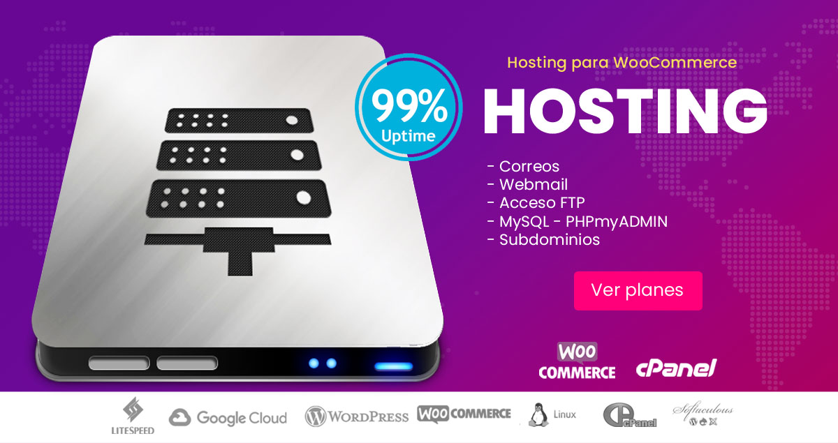 Slider Hosting especializado en WooCommerce en México by Ariapsa