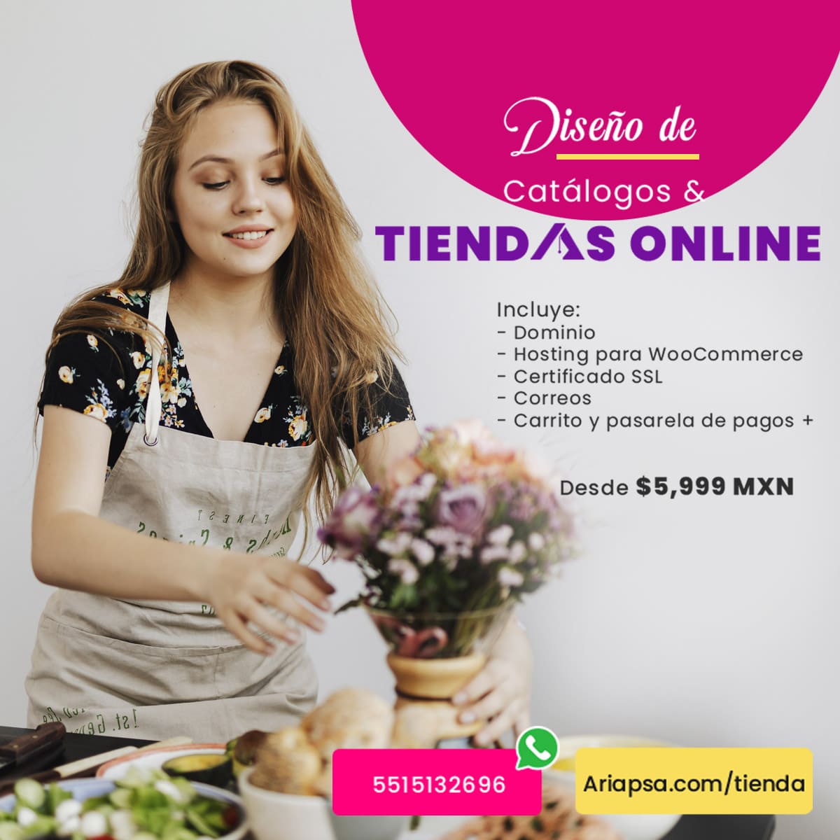 Ads Florerias diseño de tiendas online Ariapsa México CDMX