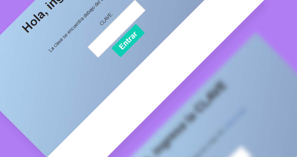 Pagina restringida personalizada con CSS ariapsa