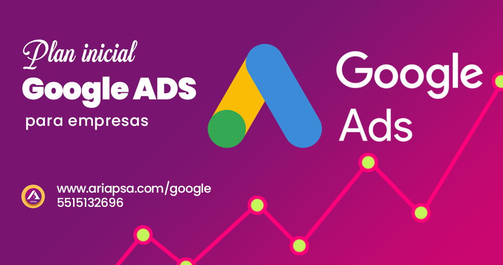 Planes de Google ADS por Ariapsa México