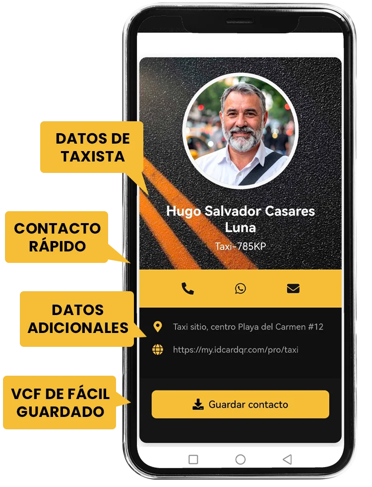 Tarjetas digitales para flotillas de taxistas por ariapsa méxico WEBP