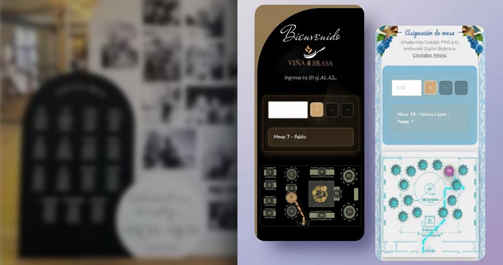 Por qué seguir usando mamparas gigantes con carteles de invitados teniendo opciones digitales