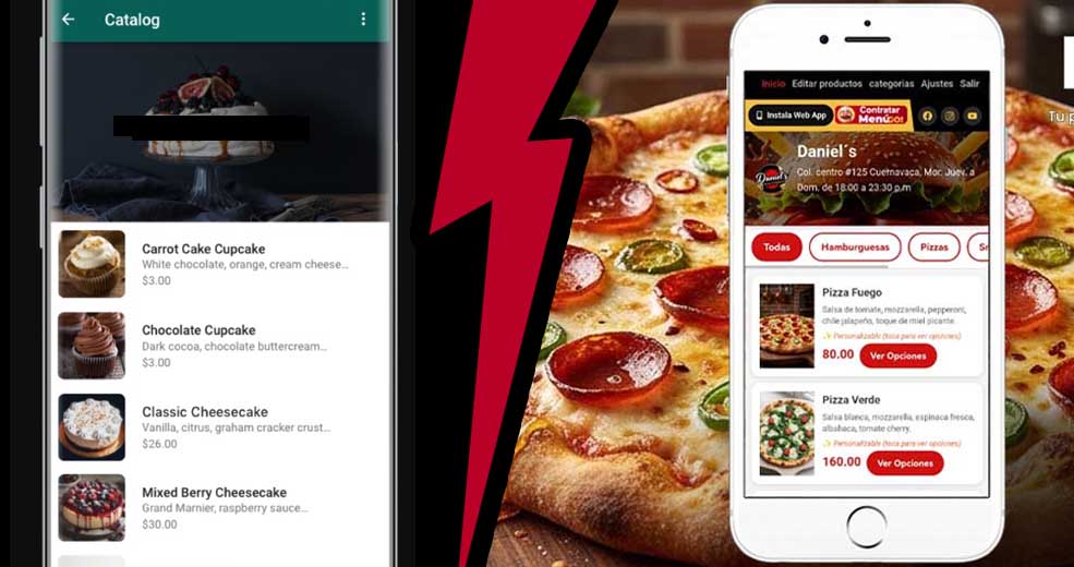 🍔 Menú GO! vs Catálogo de WhatsApp Business