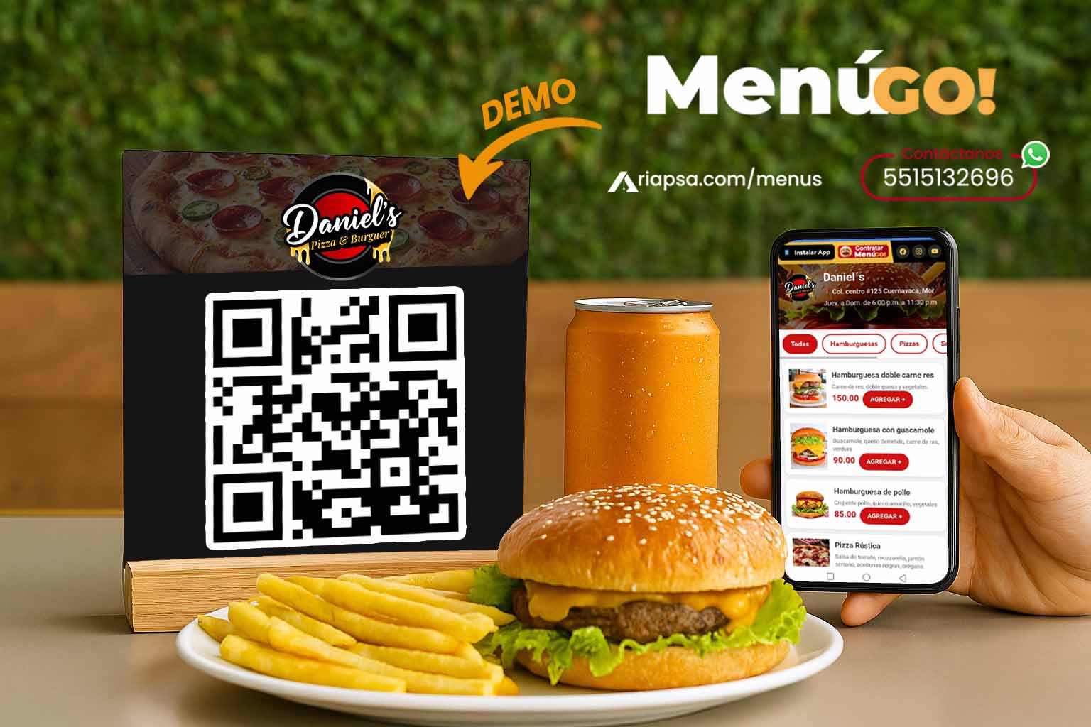 ¿Dónde colocar tu QR de Menú GO by Ariapsa?