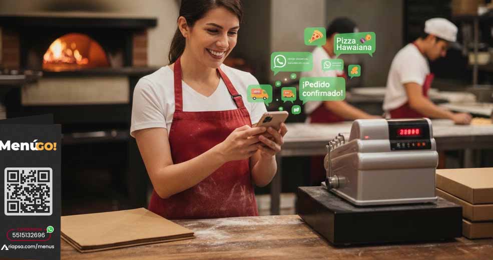 ¿Me sirve un menú digital para mi pizzería en México?