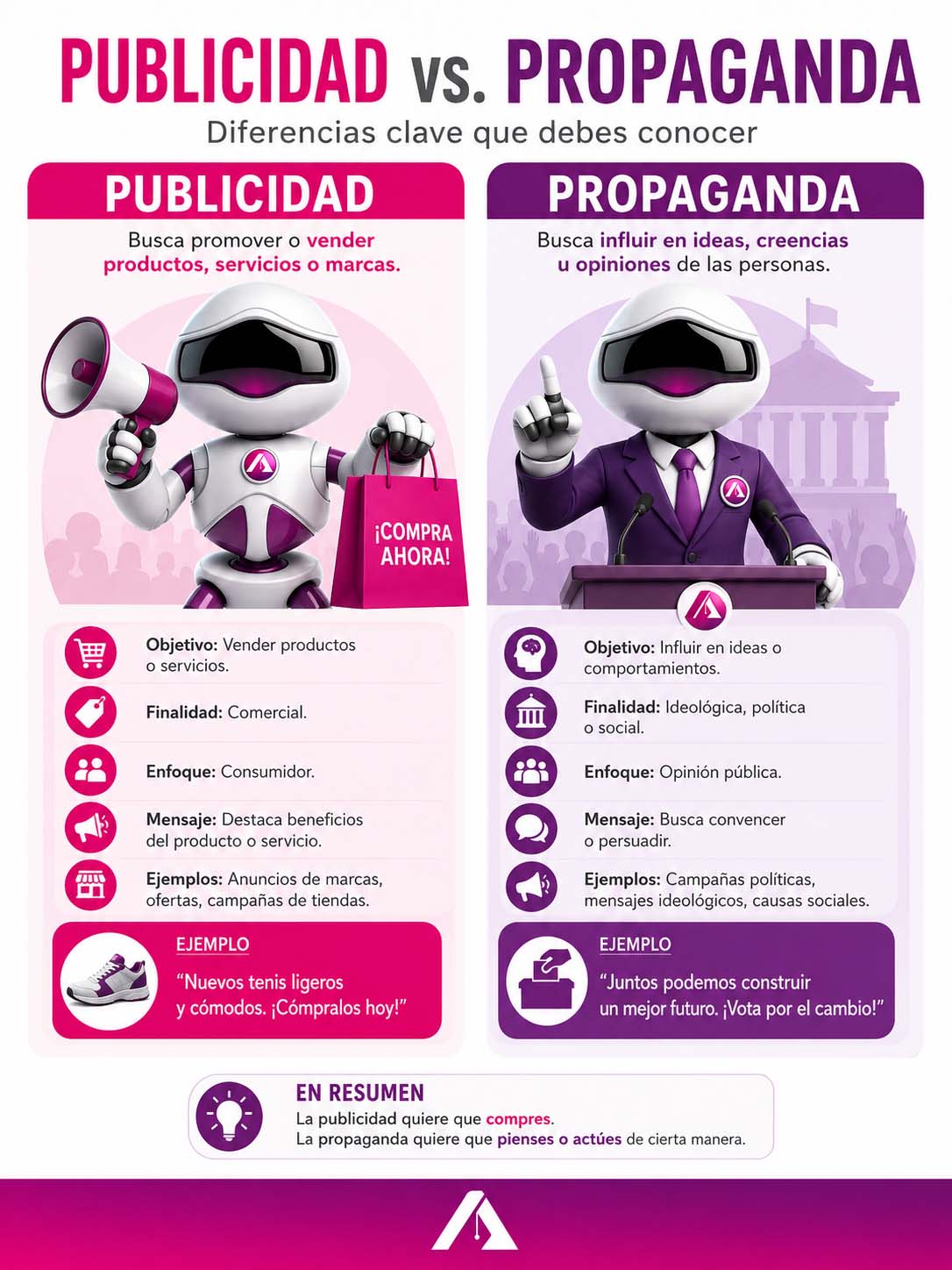Diferencia entre propaganda y publicidad