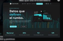 Sitio informativo "Casa encuestadora DataPolls MX" con multifunciones