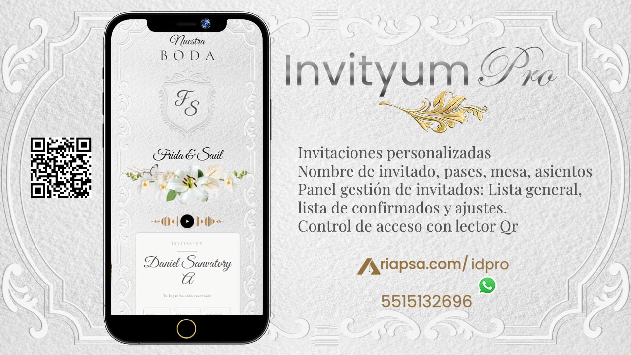 Con Invityumpro Suite es fácil crear mensajes personalizados para enviar por WhatsApp.