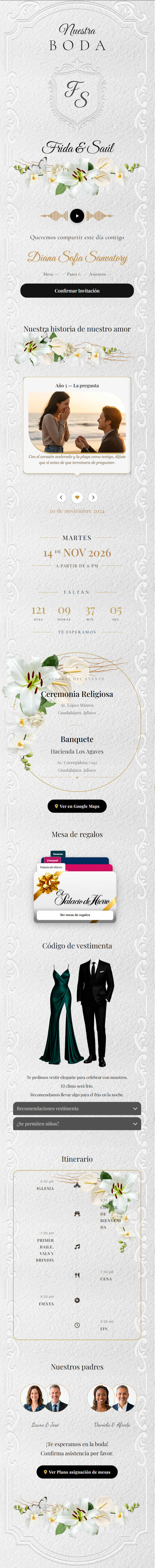 Vista previa de invitación