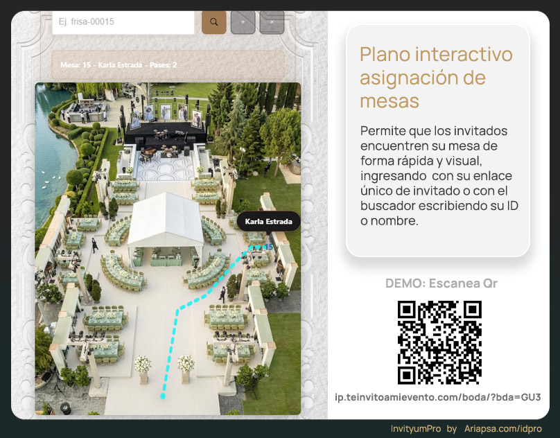 Invitaciones digitales boda elegante invityumpro 2026 ariapsa 03 destacado