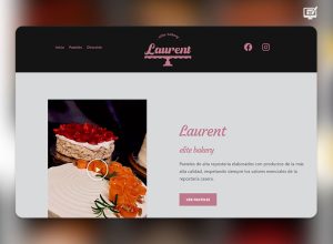 DESTACADO Laurent elite bakery - laurentelitebakery com diseño web pasteleria