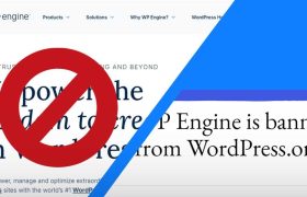 WP Engine prohibido en WordPress org