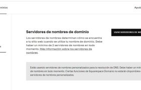 cambio de dns en squarspace by ariapsa mexico