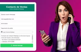 Ariapsa Recibe los formularios directo en tu WhatsApp y responde al instante